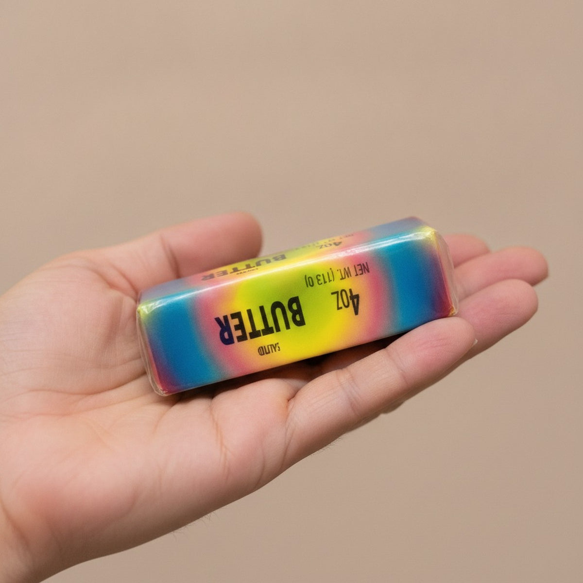 Rainbow Colored Salted Butter Sticks 4oz – novelty & toys (view 3)