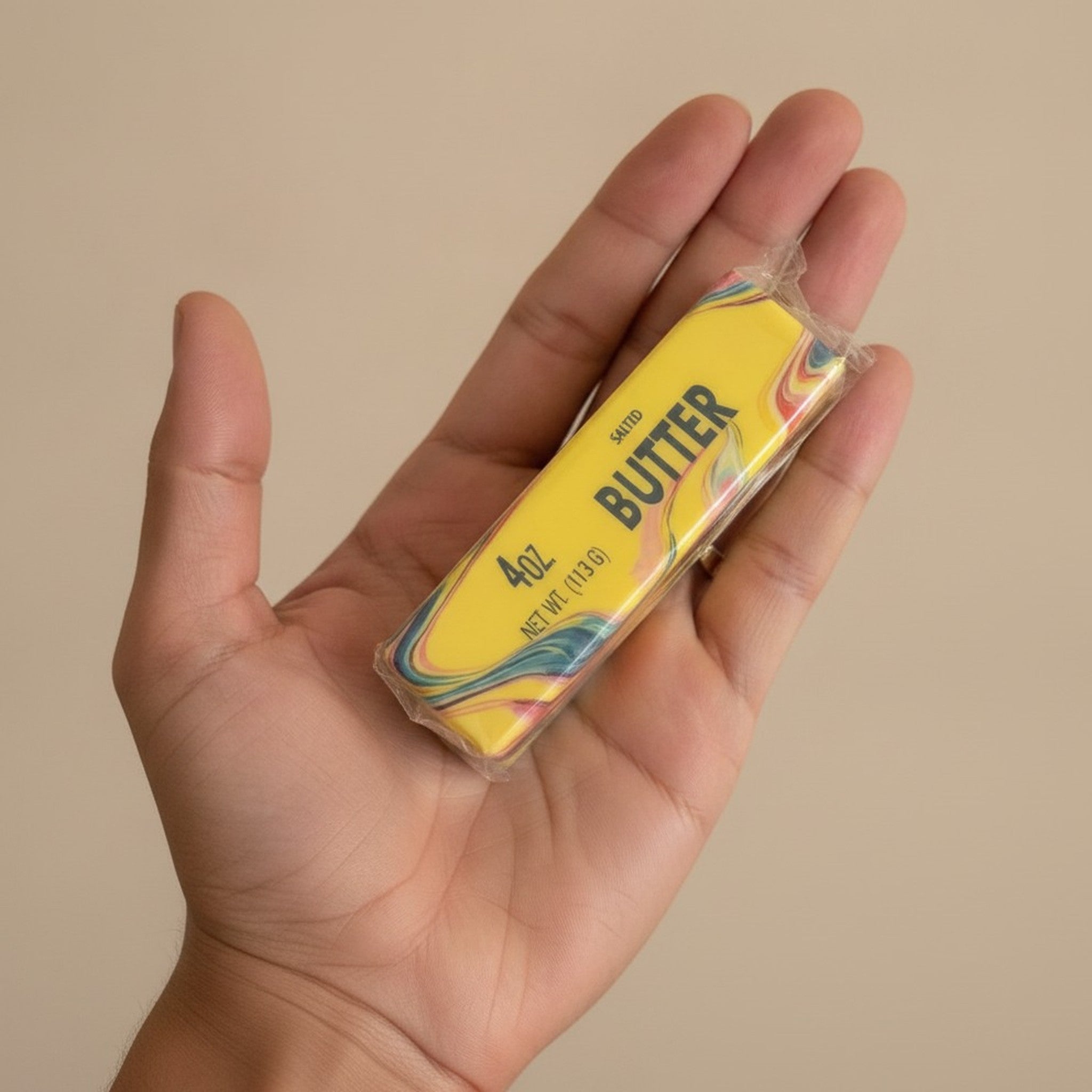 Psychedelic Marbled Butter Sticks 4oz – novelty & toys (view 3)