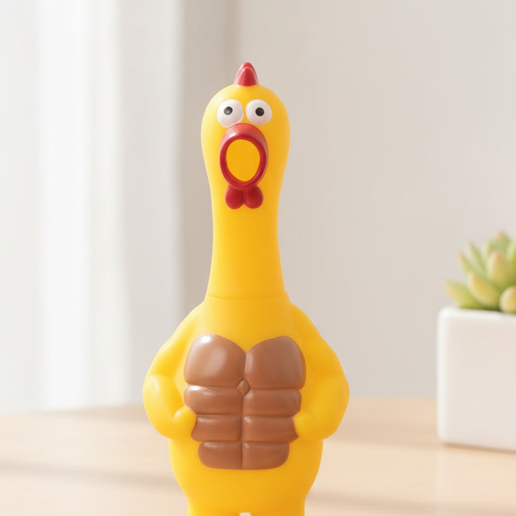 Funny Screaming Animal Stress Relief Squeeze Toy - Chicken