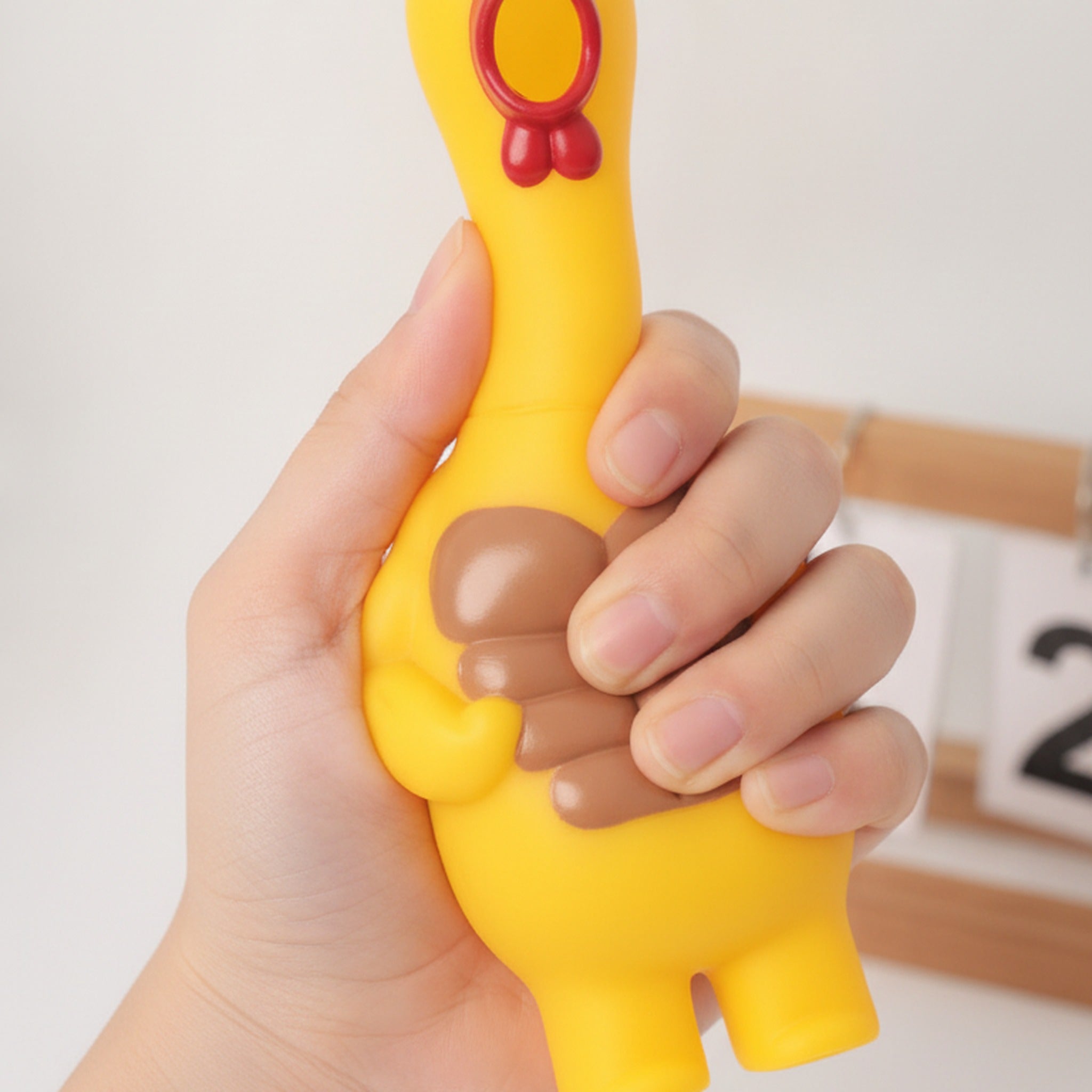 Funny Screaming Animal Stress Relief Squeeze Toy - Chicken