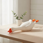 Large Screaming Goose Stress Relief Squeeze Toy - White