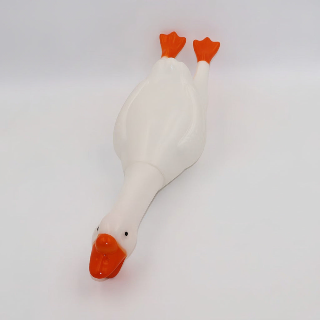 Large Screaming Goose Stress Relief Squeeze Toy - White