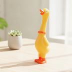 Cute Cartoon Screaming Duck Squeeze Toy - Yellow