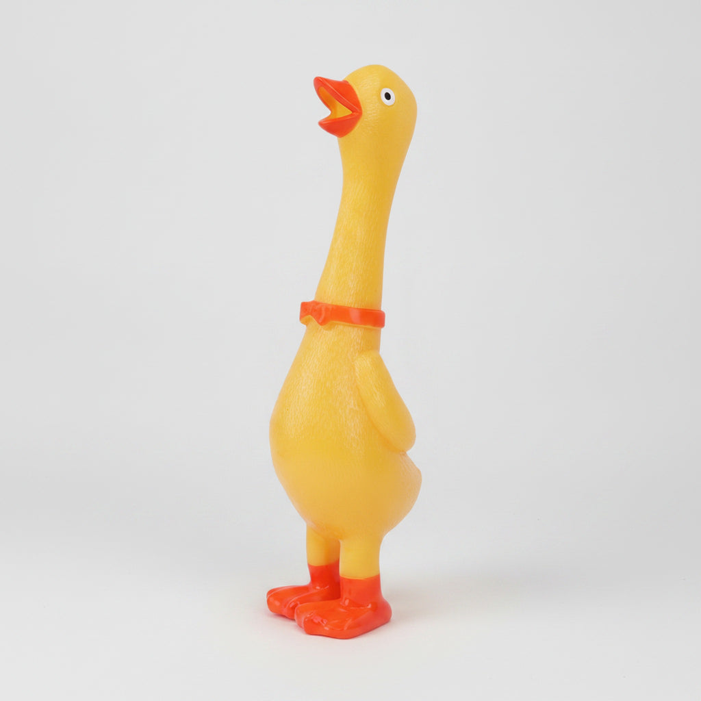 Cute Cartoon Screaming Duck Squeeze Toy - Yellow