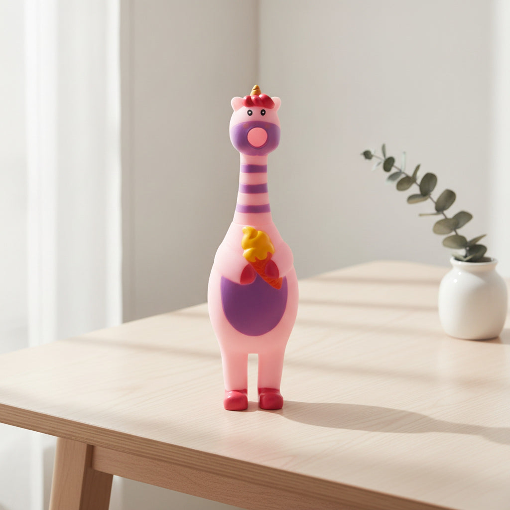 Cute Unicorn Scream Squeeze Toy Stress Relief - Pink