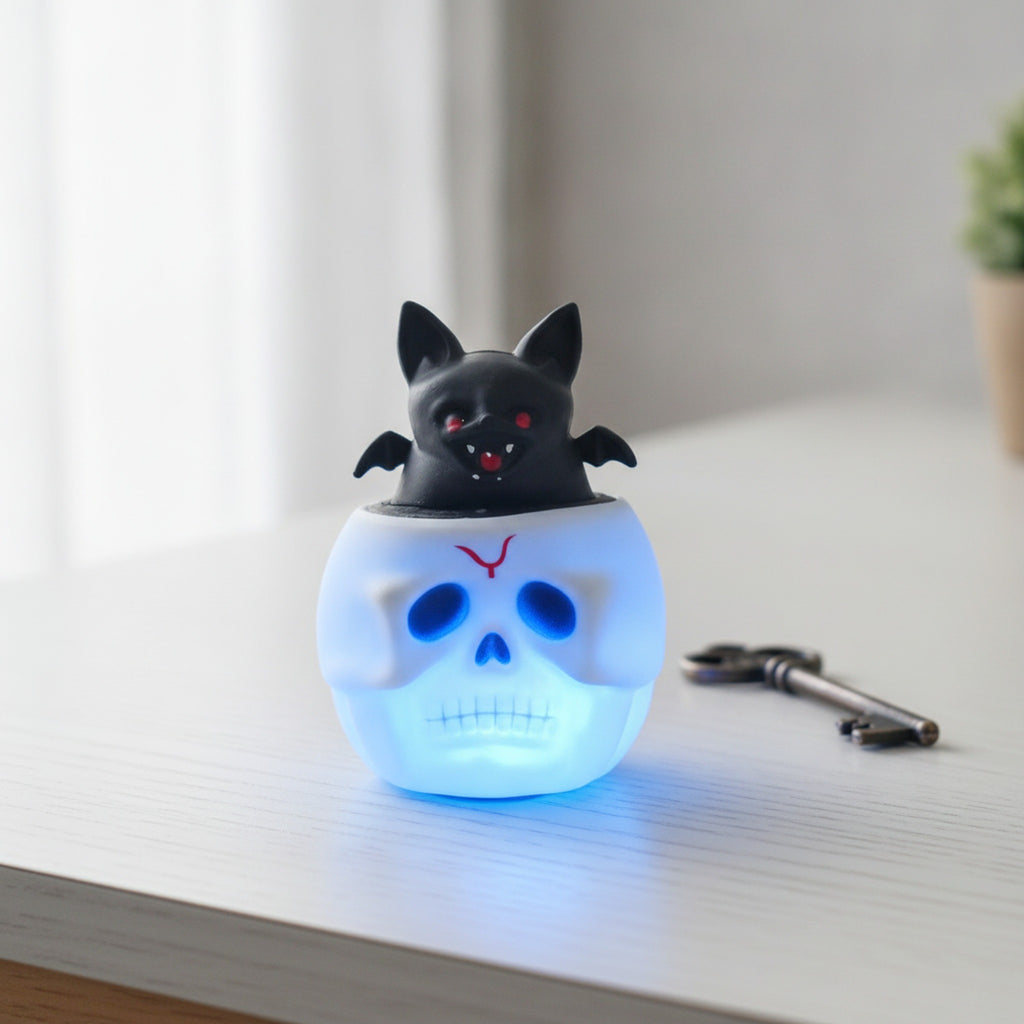 Halloween Skull Bat Pumpkin Cup Squeeze Toy