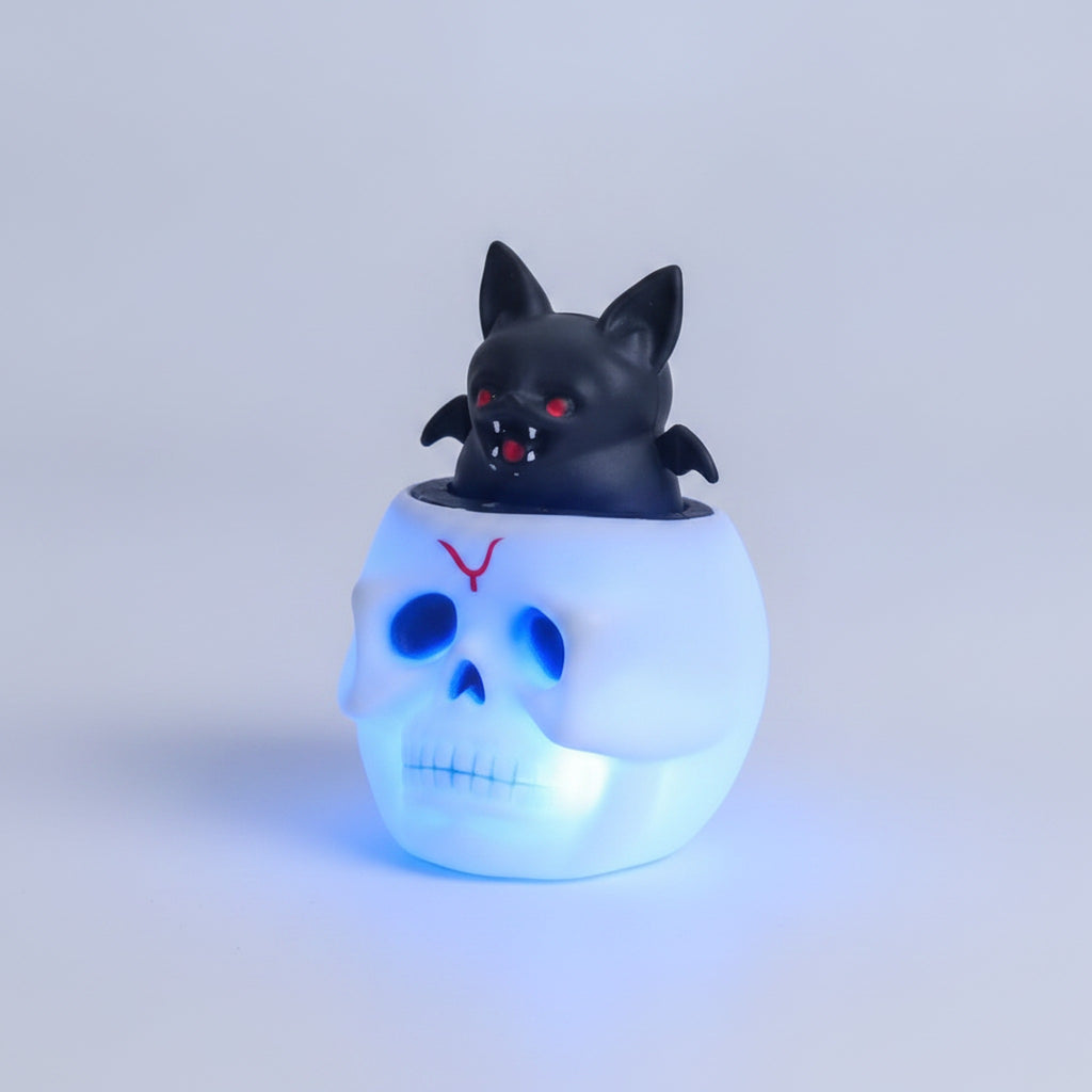 Halloween Skull Bat Pumpkin Cup Squeeze Toy