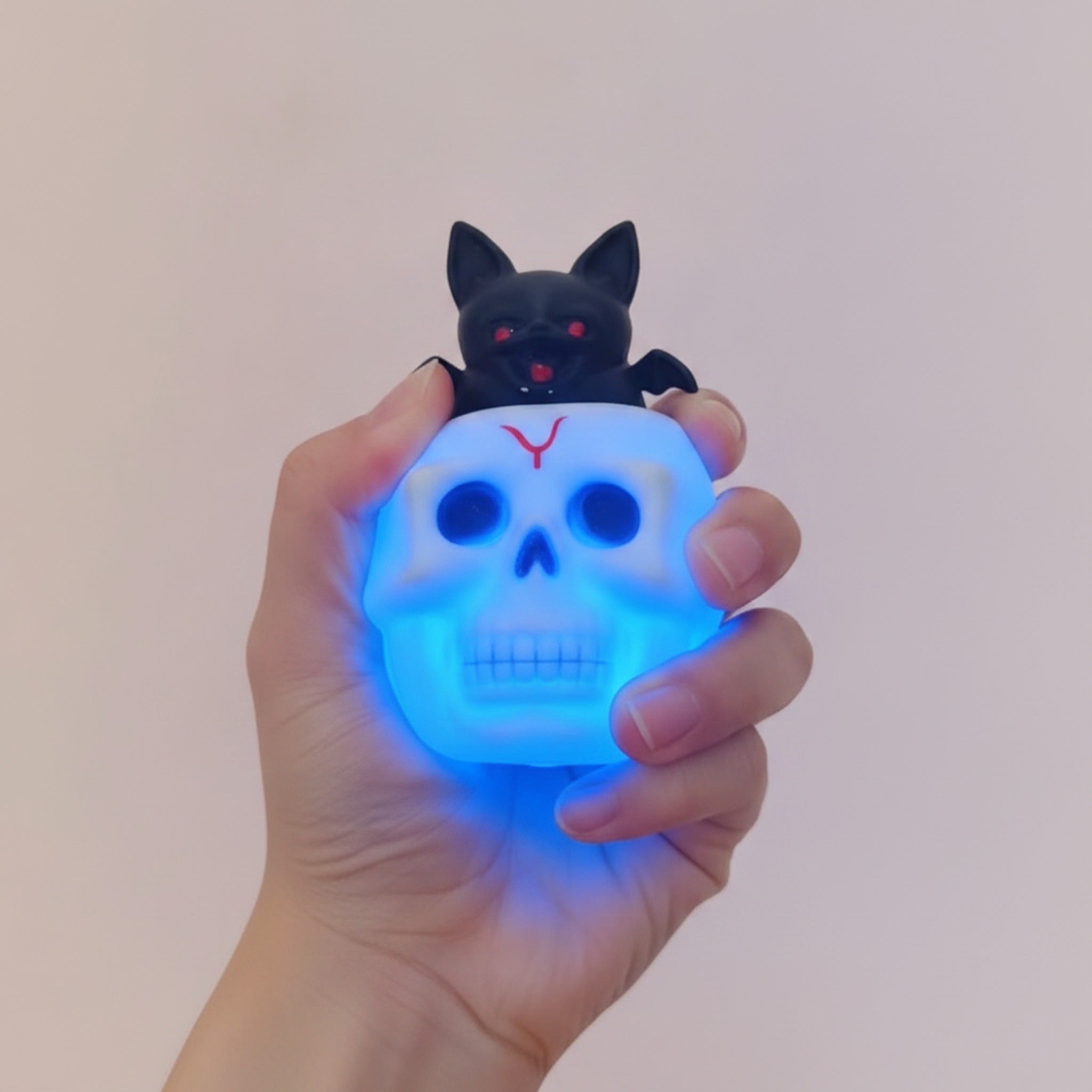 Halloween Skull Bat Pumpkin Cup Squeeze Toy