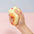 Cute Toast Cat Squishy Slow Rising Stress Relief Toy - Type 1