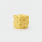 Yellow Cheese Block Squishy Toy