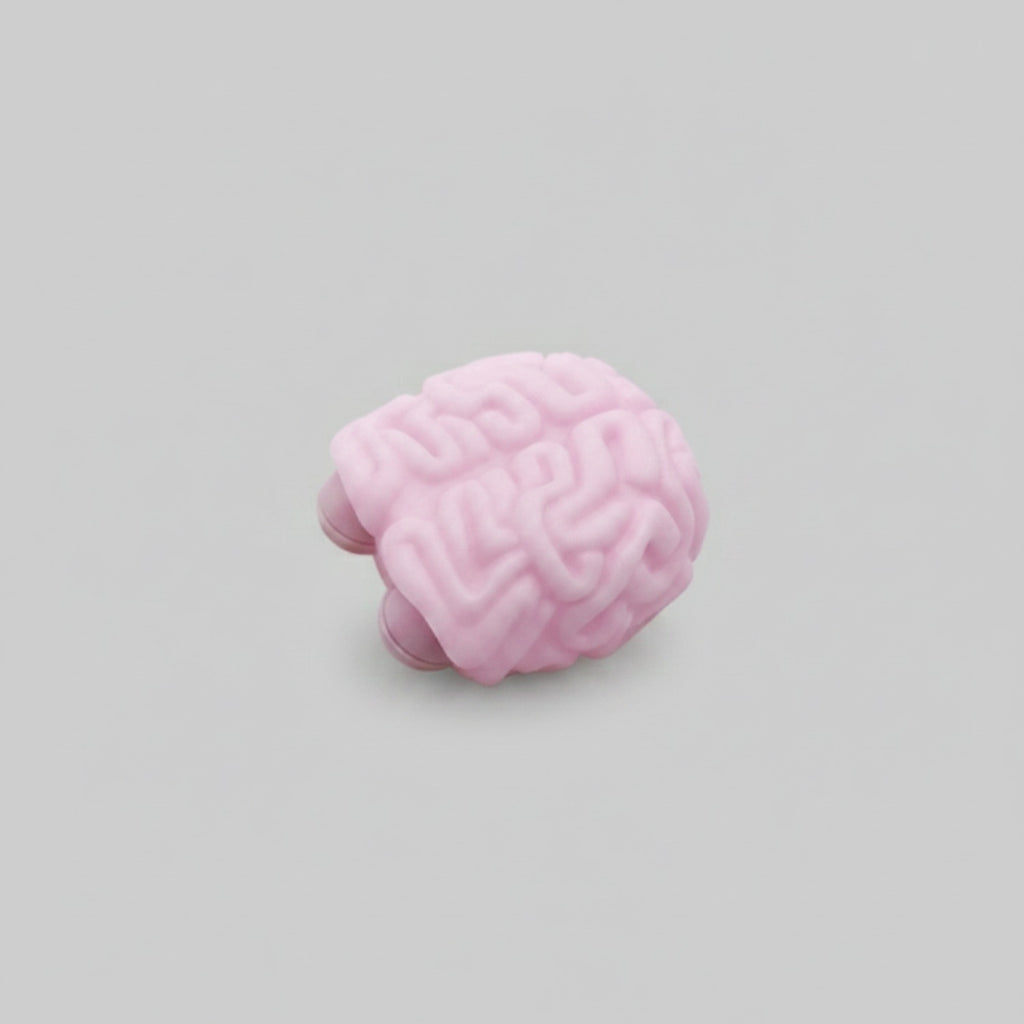 Pink Brain Squishy Toy
