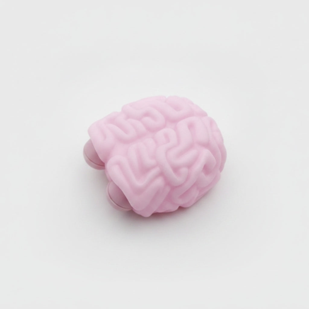 Pink Brain Squishy Toy – novelty & toys (view 1)