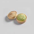 Pale Green Dumpling Squishy With Textured Basket Weave