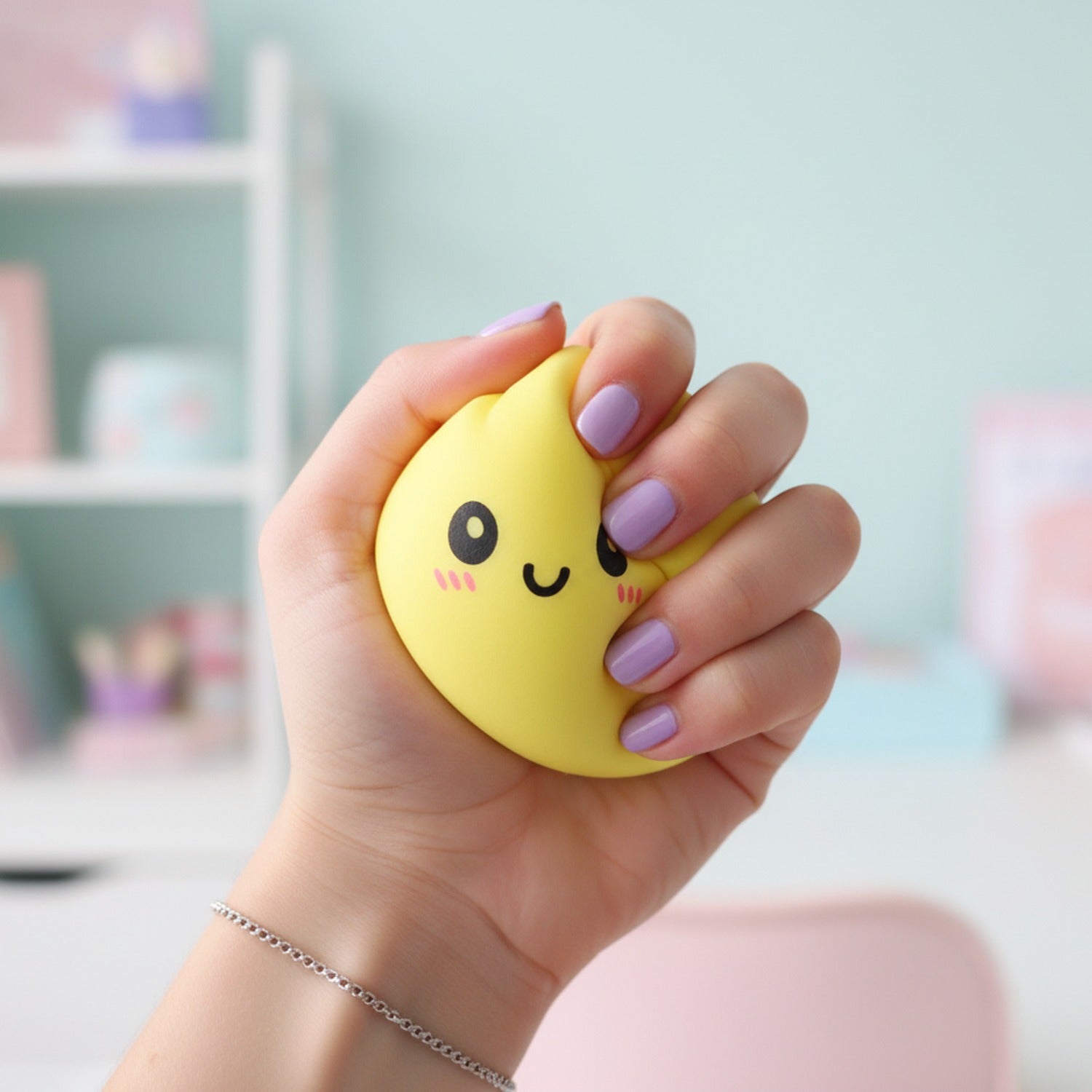 Cute Yellow Dumpling Squishy Plush Toy
