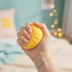 Cream Dumpling Squishy Set With Pleated Design