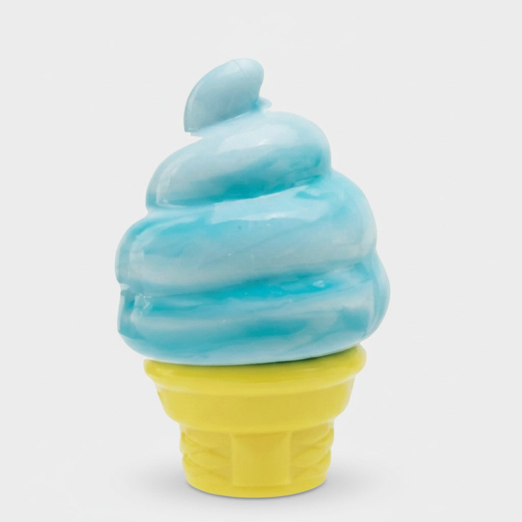 Blue Swirl Soft Ice Cream Cone Squishy