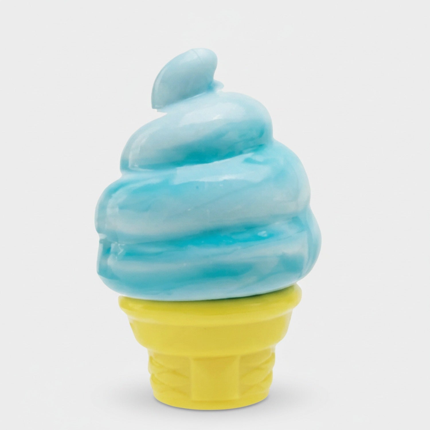 Blue Swirl Soft Ice Cream Cone Squishy