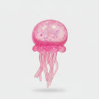 Pink Glitter Jellyfish Squishy with Tentacles