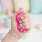 Pink Glitter Jellyfish Squishy with Tentacles