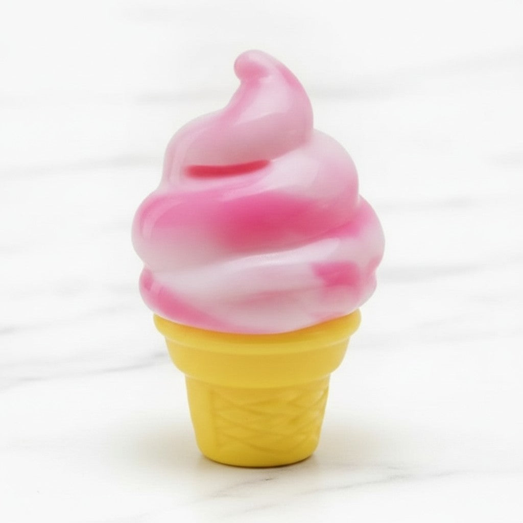 Pink Swirl Soft Serve Ice Cream Squishy