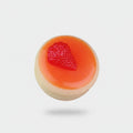 Raspberry Jelly Dome Squishy With Pearl Top