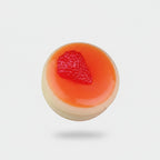 Raspberry Jelly Dome Squishy With Pearl Top