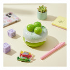 Green Matcha Squishy Ball With Powder Dust