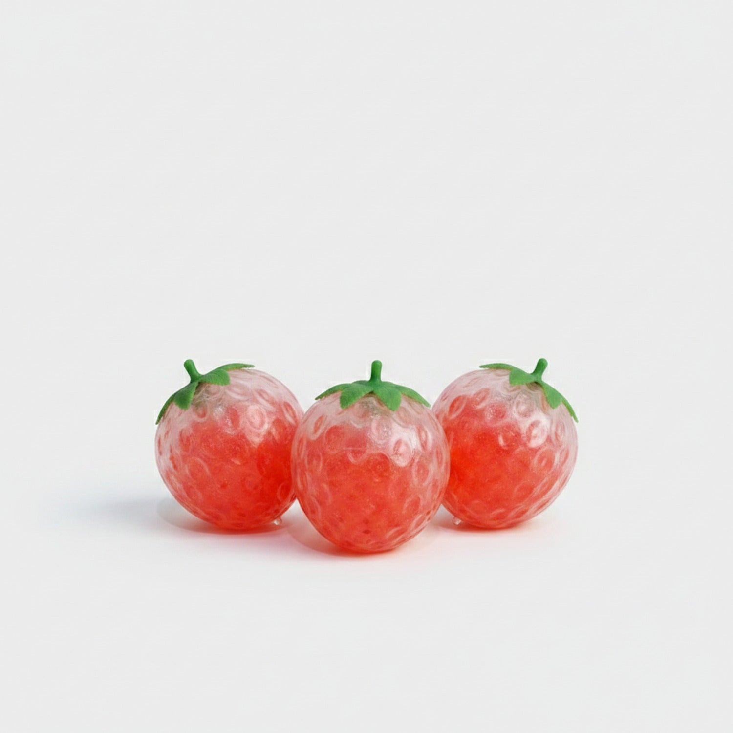 Strawberry Red Squishy Plush Set