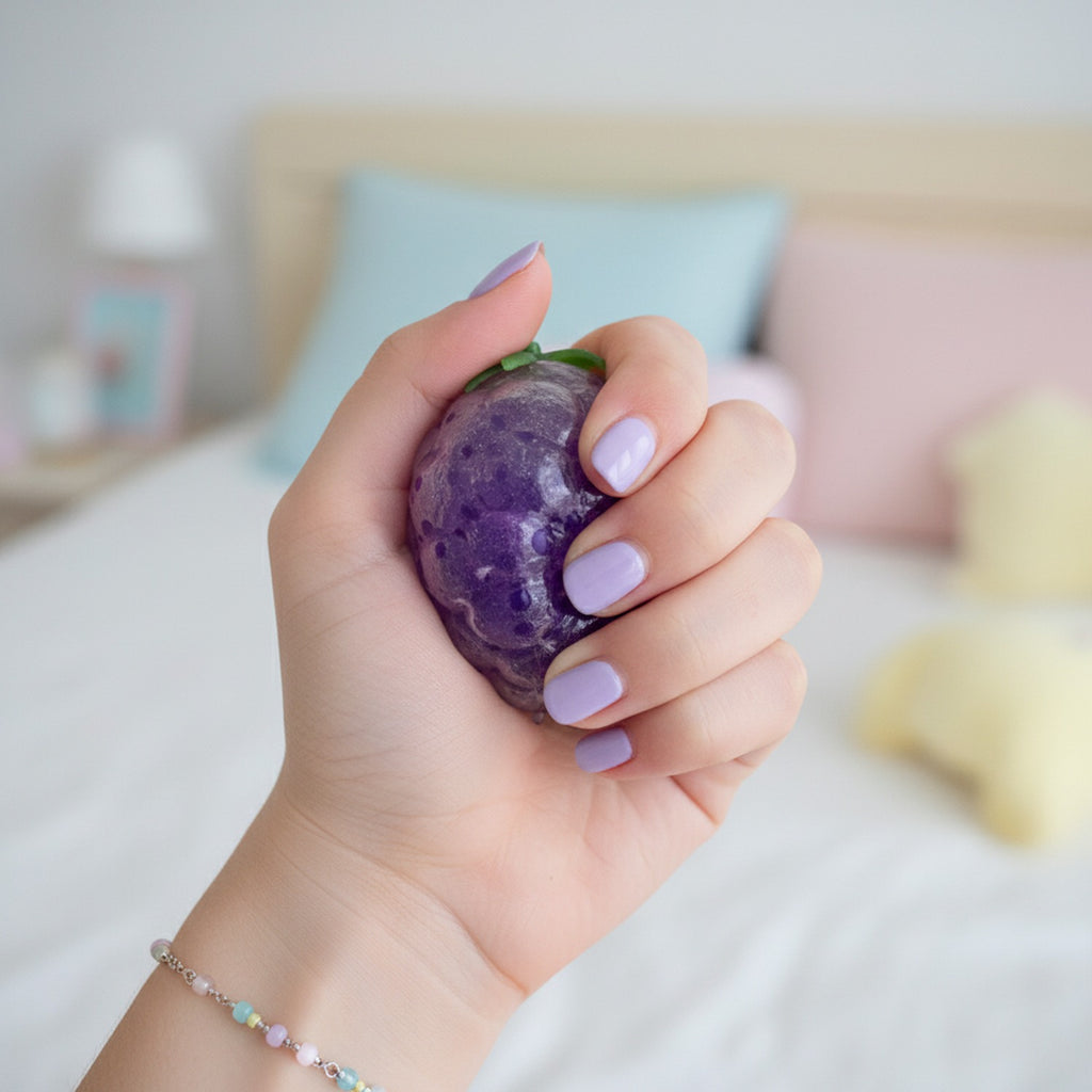Purple Bumpy Blackberry Squishy Set