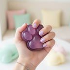 Glitter Paw Print Squishy Set Pink