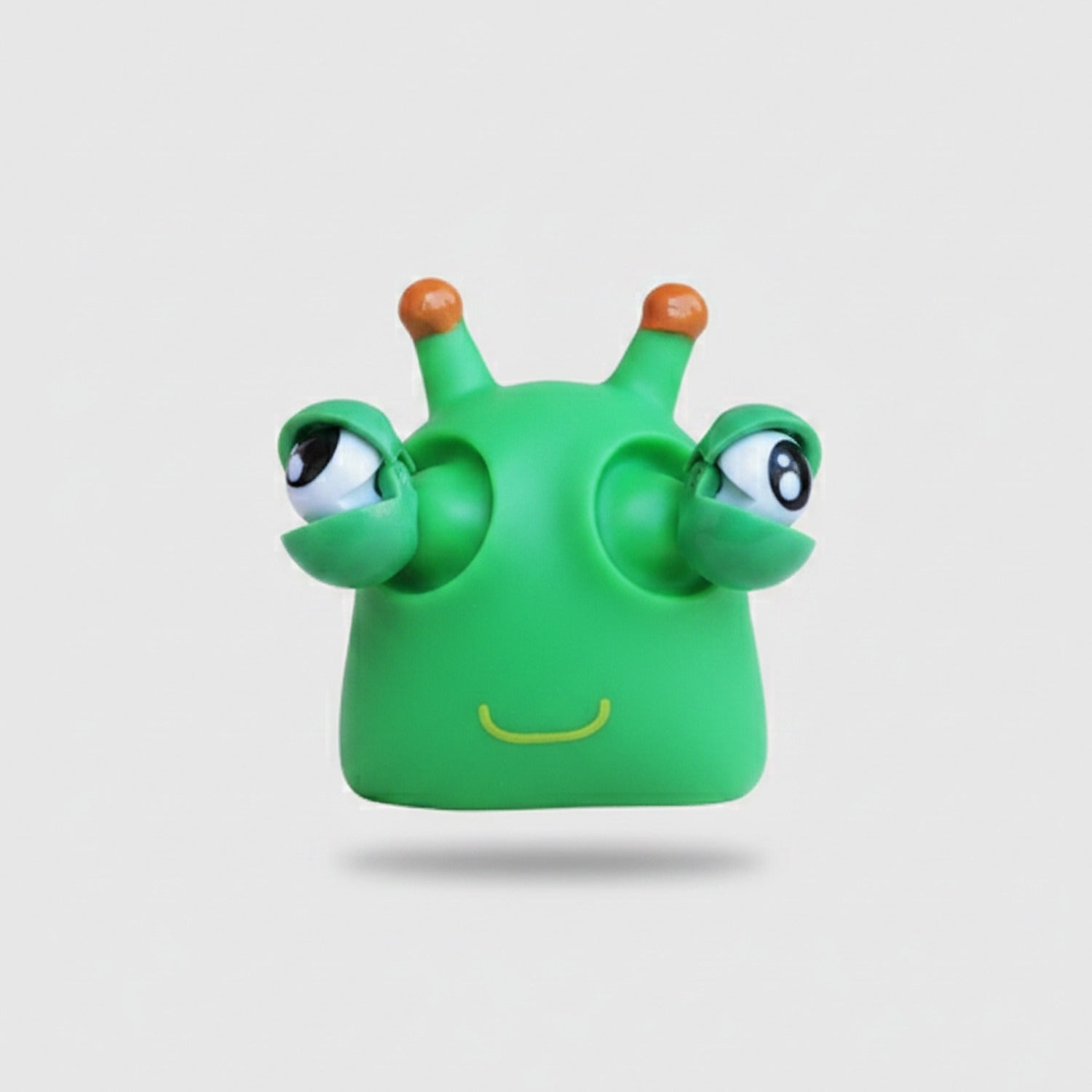Green Alien Squishy With Googly Eyes