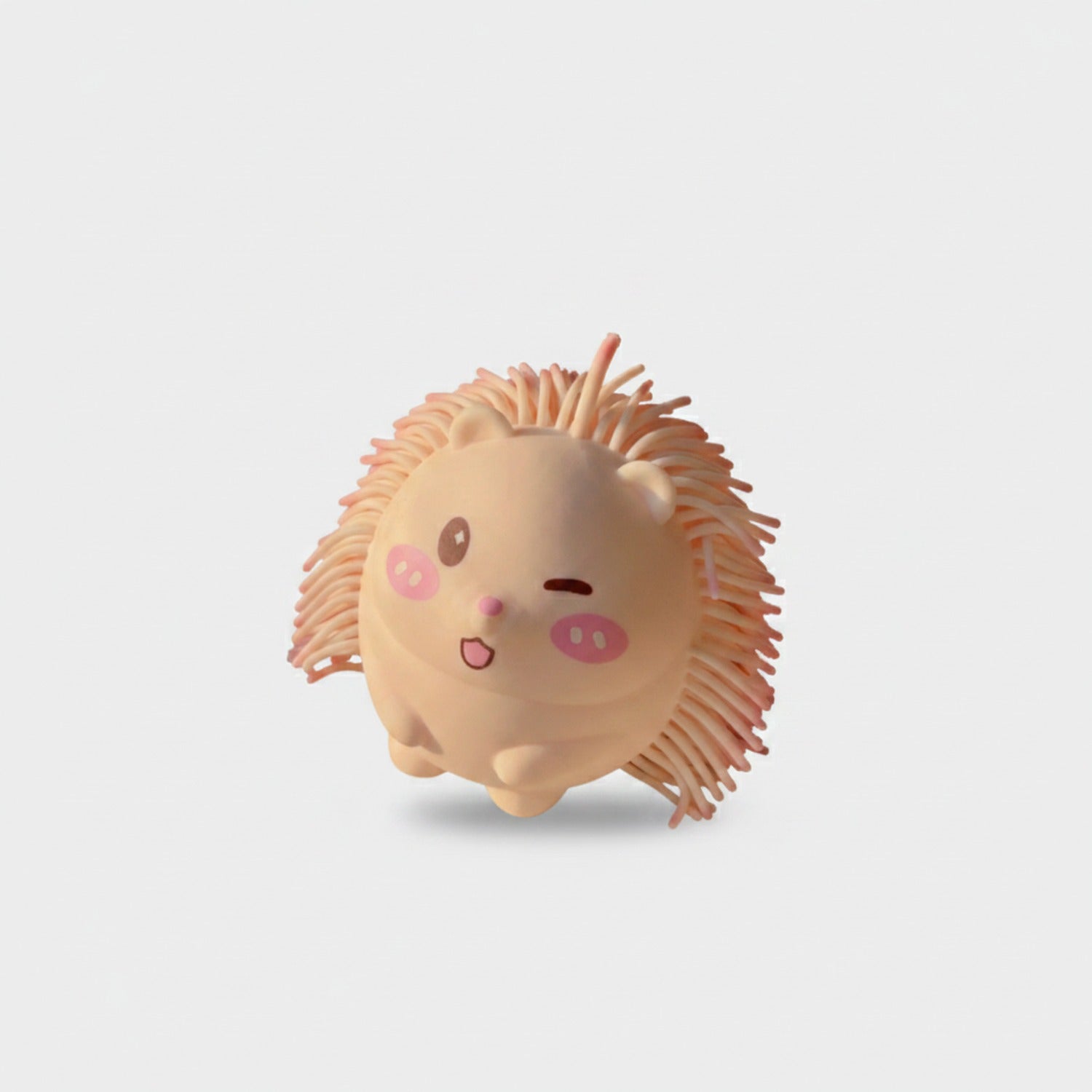 Hedgehog Squishy Plush Toy Peach