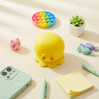 Yellow Octopus Squishy Plush Toy