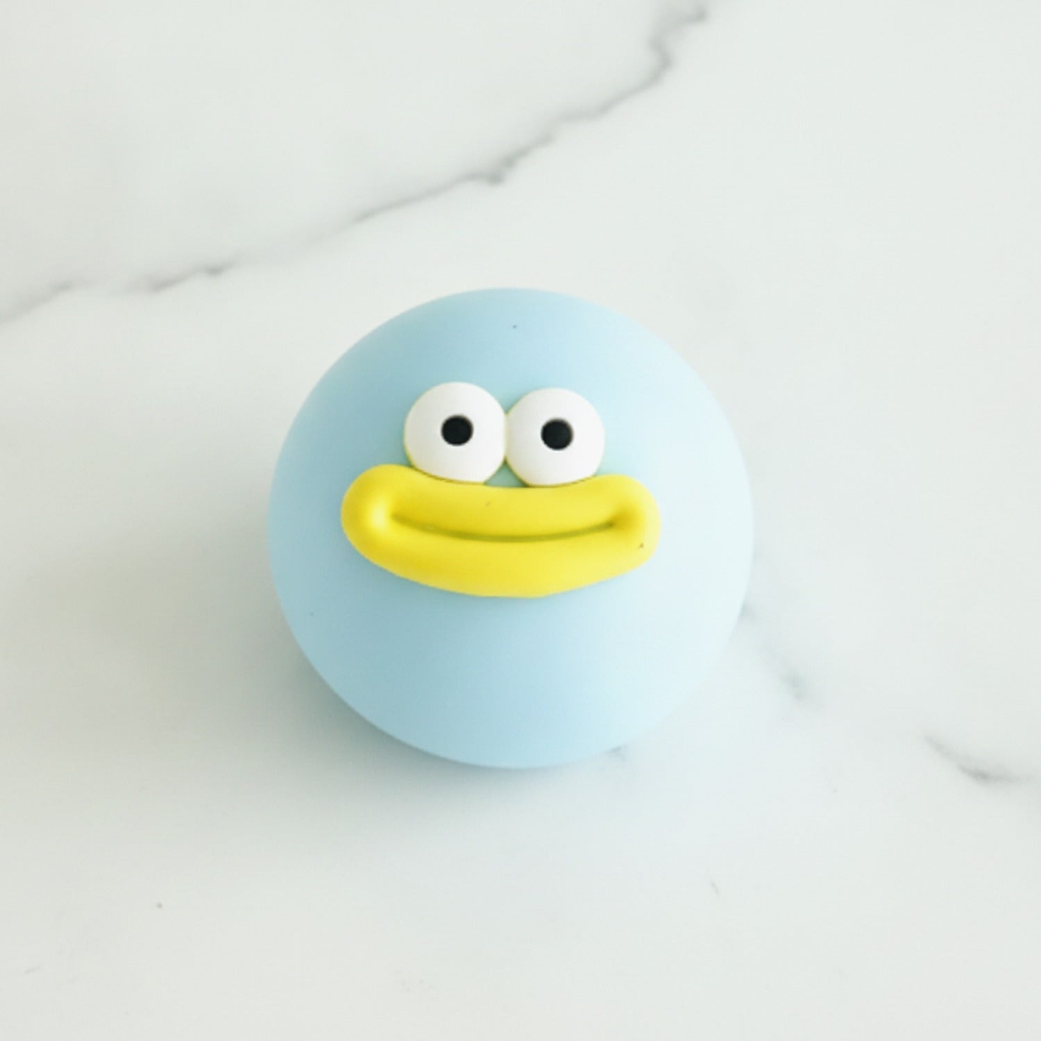 Duck Face Rubber Ball - Blue