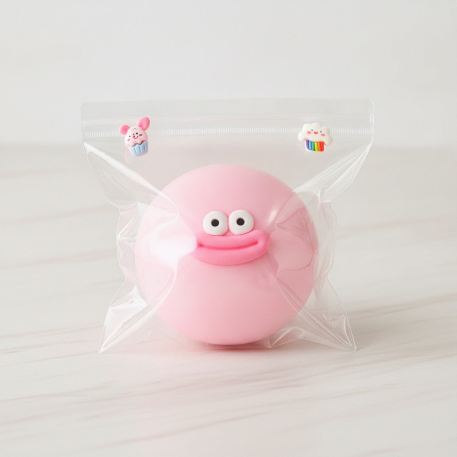 Duck Face Rubber Ball - Pink