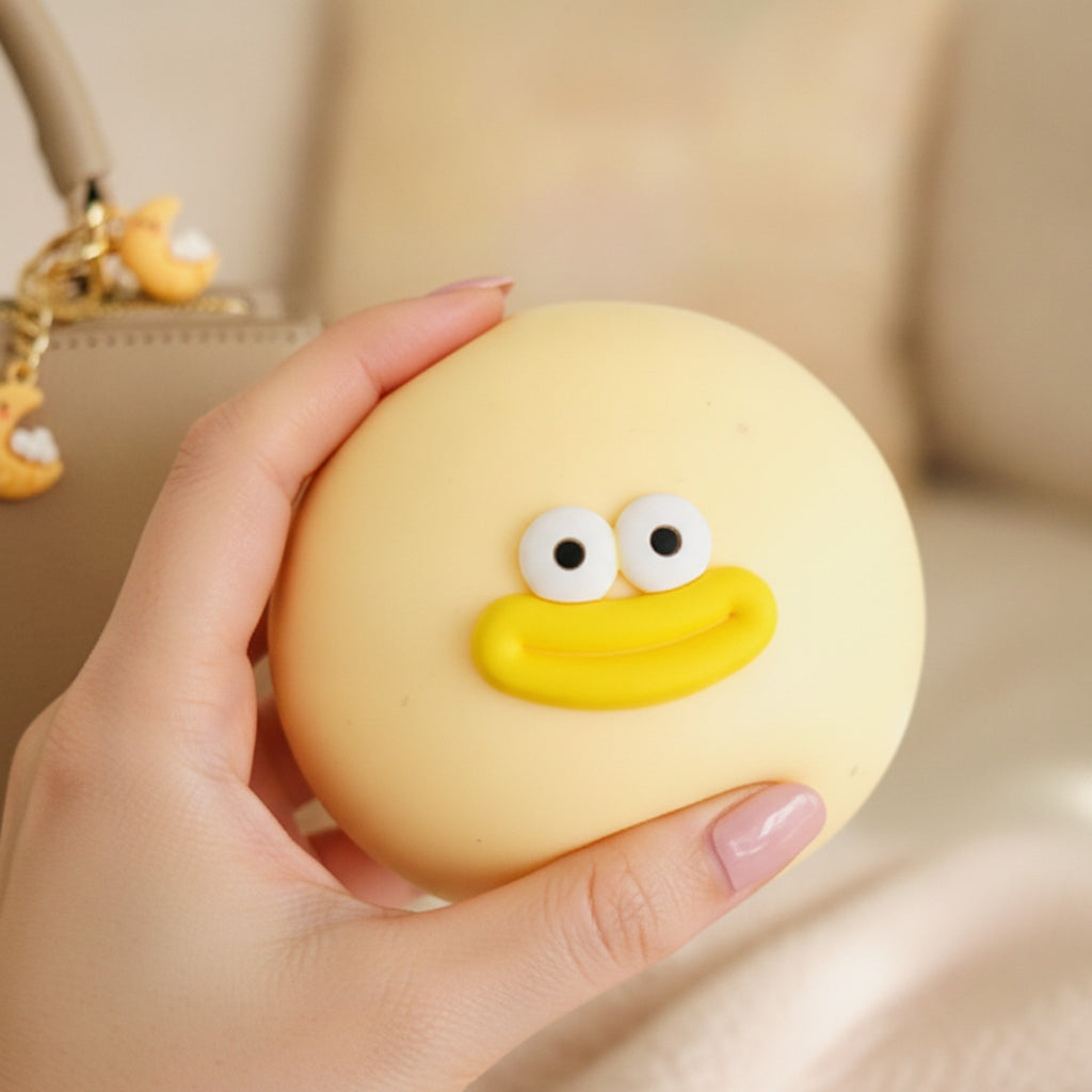 Duck Face Rubber Ball - Yellow – novelty & toys (view 3)