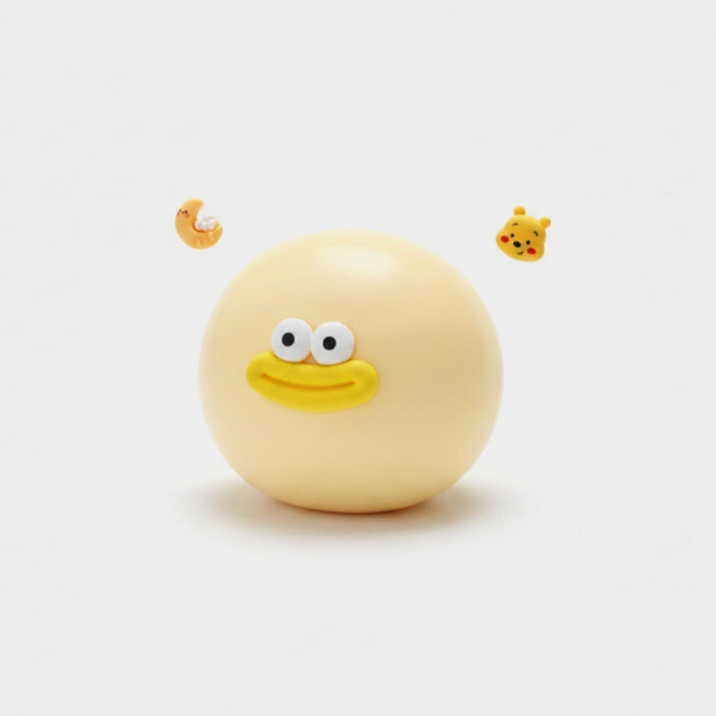 Duck Face Rubber Ball - Yellow