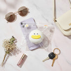 Duck Face Rubber Ball - White – novelty & toys (view 3)