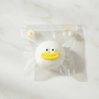 Duck Face Rubber Ball - White