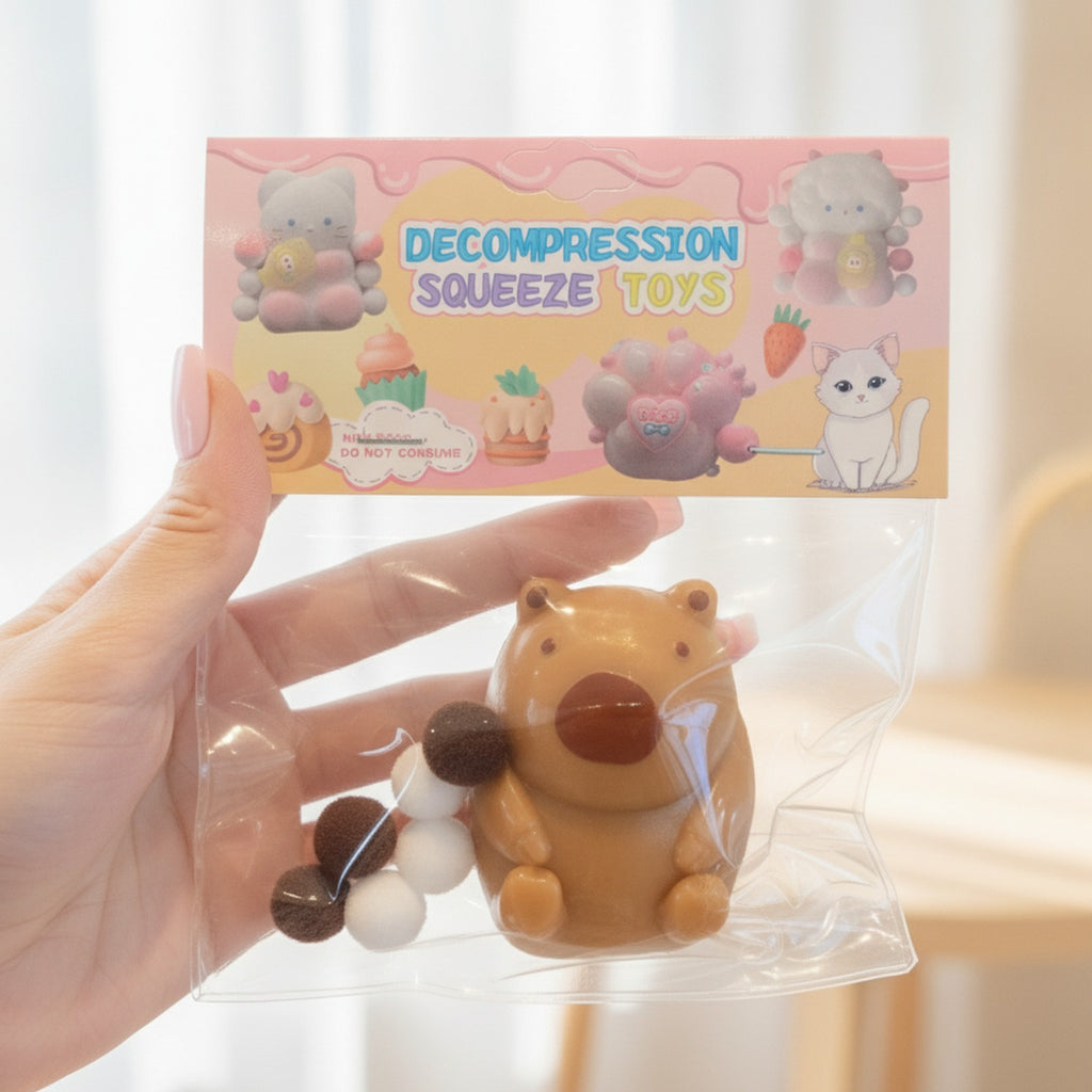 Cat Donut Hard Toy with Sprinkles - Capybara – novelty & toys (view 3)