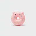 Cat Donut Hard Toy with Sprinkles - Pink Donut