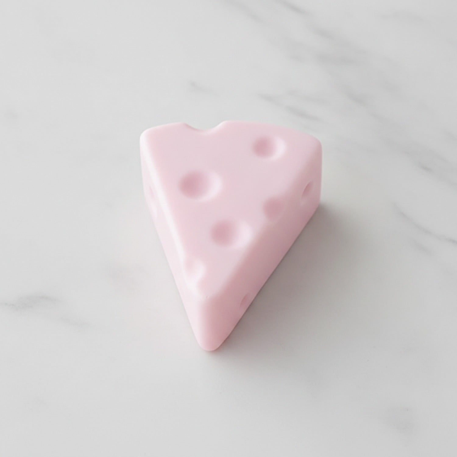 Cheese Slice Stress Toy - Pink Cheese
