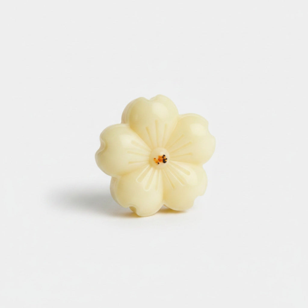 Kawaii Monster Onigiri Rice Ball Toy - Butter Yellow