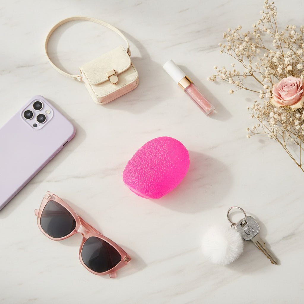 Textured Nugget Candy - Pink – novelty & toys (view 3)