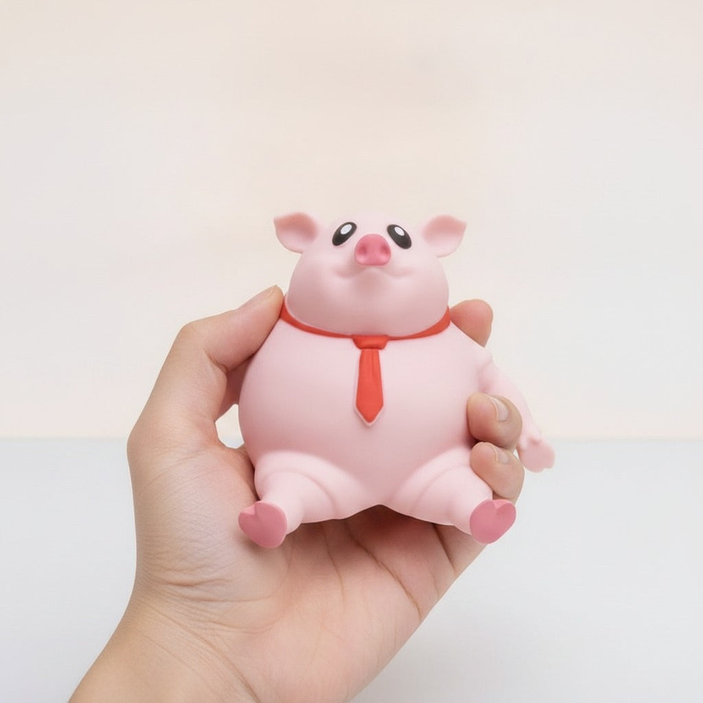 Chubby Pig Desk Stress Toy – novelty & toys (view 3)