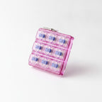 9 Key Fidget Switch Tester Keychain Toy - Pink