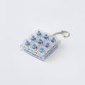 9 Key Fidget Switch Tester Keychain Toy - White