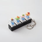 Tart Fidget Keychain Stress Toy - Black