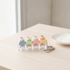 Tart Fidget Keychain Stress Toy - Transparent