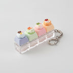 Tart Fidget Keychain Stress Toy - Transparent